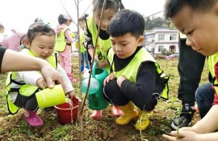 幼兒園黃桃基地植樹(shù)節(jié)活動(dòng)